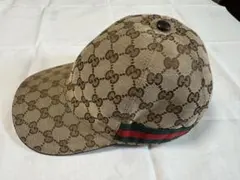 GUCCI GGキャンバス ベースボールキャップ Sサイズ