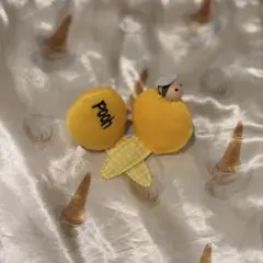 【最終値下げ】プーさん ディズニー　ヘアクリップ　ヘアピン