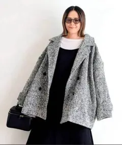 【 notch.by yui 】ヘリンボーンＰコート