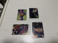 ズートピア メタリックカード 4枚セット