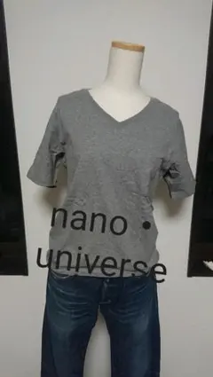 ★ナノユニバース★VネックTシャツ★