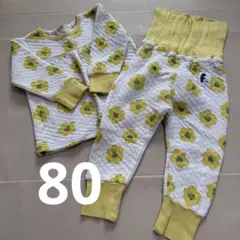 バースデイ　80 ベビー パジャマ 上下セット 花柄
