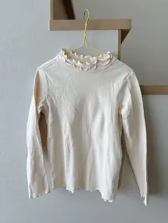 長袖Tシャツ　オフホワイト　130