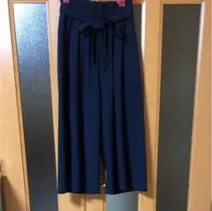 ネイビーガウチョパンツ　値下げ