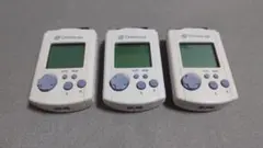 ドリームキャスト ビジュアルメモリ HKT-7000　３個