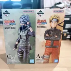 一番くじ NARUTO A賞ナルト B賞カカシ 2種セットフィギュア 未開封