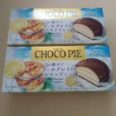 LOTTE チョコパイ 　アールグレイのレモンティー 　洋菓子　ケーキ　お菓子のサムネイル