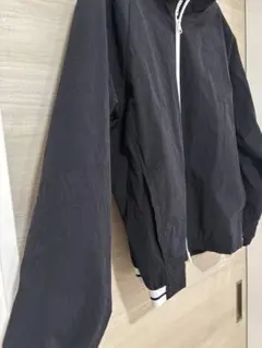 [美品]Jack Bunny!! 総ロゴ柄ナイロンブルゾン5サイズBlack