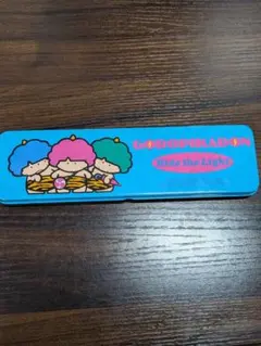 レトロ サンリオ ゴロピカドン 缶ペンケース カンペン 筆箱 旧ロゴ
