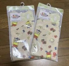 ユニクロ　UNIQLO BUSY WORLD ベビー肌着 60 ベージュ