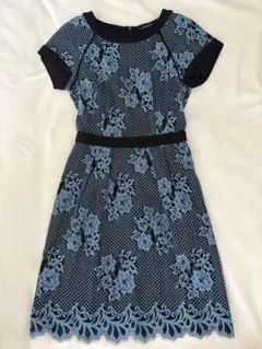 nanette lepore 花柄レース 半袖ワンピースのサムネイル