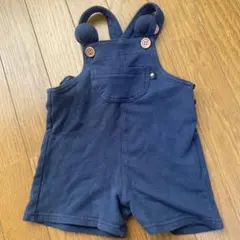 futafuta♡80 サロペット つなぎ くま耳 ロンパース