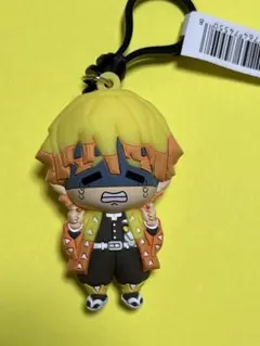 新品　海外正規品　鬼滅の刃　バッグクリップ　フィギュア　キーホルダー　我妻善逸