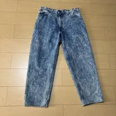 90s USA製 Levi‘s 505 デニムパンツ 36X28 ケミカル