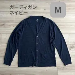 メンズ Vネック カーディガン ネイビー Mサイズ マックハウス Navyのサムネイル