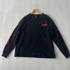 SPALDING スポルディング 長袖Tシャツ M 黒 赤ロゴ