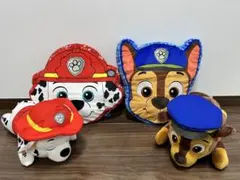 【新品タグ付き】パウ・パトロール クッション&ぬいぐるみ 4個セット！