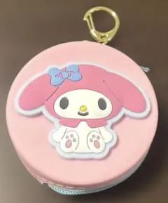 マイメロディ 丸型シリコンポーチ 新品 サンリオ