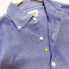 イタリア製✨Giannetto 太陽刺繍 カッタウェイ シャツ ブルー Mのサムネイル