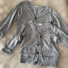 branshes グレー カーディガン 90cm 100cm セット