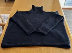 utilite ペルーハイランドウールタートルネックニット黒 北欧暮らしの道具店