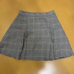 GU ミニスカート　チェック　Mサイズ