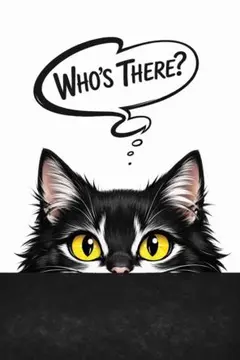 額付きA4 黒猫アートポスター｜北欧風 モノトーン インテリア 壁掛け