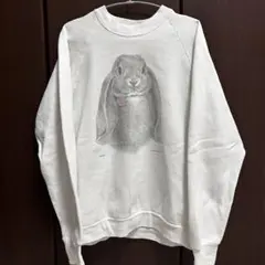 USA古着 90s USA製 レトロ可愛いラビット スウェット XL オールド 古着 90s USA製 Sturdy Sweats by Lee 無地 ソリッド ラグラン