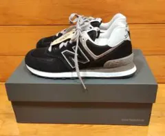 【新品 未使用】New Balance WL574 ブラック 23.5cm