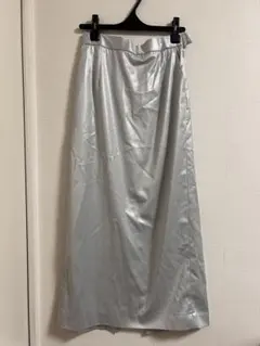 春夏のお出かけ着に【BEAUTY & YOUTH】シルバー タイトスカート S