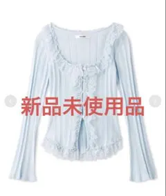 snidel Sustainableフリルニットプルオーバー