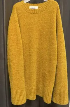 LE CIEL BLEU マスタードニットセーター 36