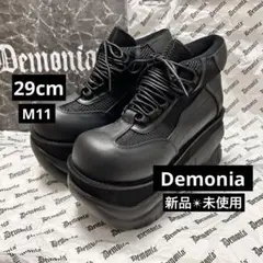 新品⭐️ Demonia デモニア 厚底スニーカー ブーツ 黒29cm M11