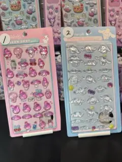 ボンボンドロップ風シール《マイメロ・シナモン》2枚セット