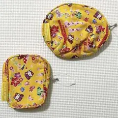【未使用】レトロ　ハローキティ　2000年　沖縄限定　ポーチ　2個セット　ご当地