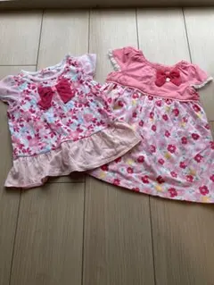 ミキハウス　80センチ ワンピースセット