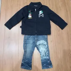 男の子　セットアップ　ジャケット　パンツ　JUNK STORE　80㎝