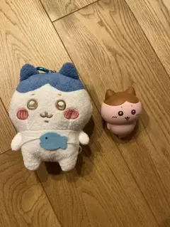 ハチワレ　ぬいぐるみ・マスコット 2点セットのサムネイル