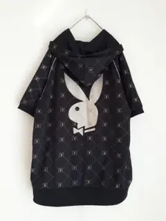 PLAYBOY ジップアップ パーカー ブラック LL