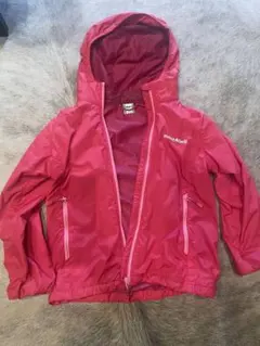 mont-bell キッズジャケット 120 ピンク　ナイロン