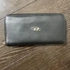 DIESEL 長財布 ラウンドファスナー ブラックのサムネイル