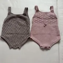 ニット　ロンパース