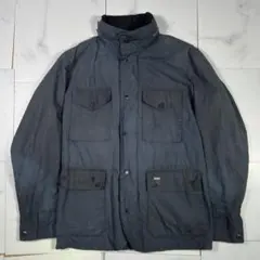 Barbour バブアー SAPPER WAX JACKET S ネイビー
