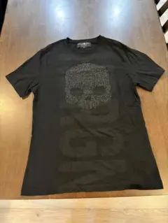 HYDROGEN スカル スタッズ Tシャツ ブラック Lサイズのサムネイル