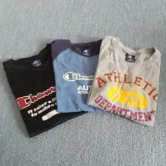 Champion グレー Tシャツ 150サイズ3枚セット
