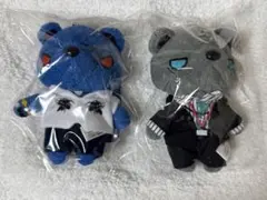 ヒプノシスマイク　ヒプマイ　くまぐるみ　左馬刻　独歩　タグ付き　プライズ