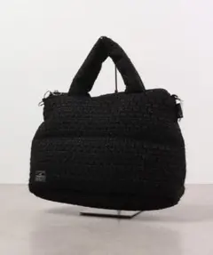 ROOTOTE(ルートート)フェザールー中綿入ミニトートBAG(ブラック)