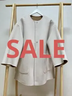 25AW UNITED ARROWS バイカラー リバー ミドルコート