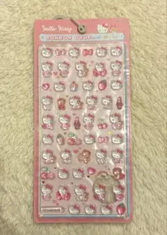 正規品 サンリオ ボンボンドロップシール mini キティ ピンク