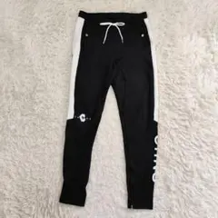 完売品 黒M 定価16500円 クロノス レディース 薄手 ジョガーパンツ